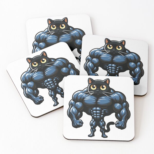 Item preview, Muscle Black Cat designed and sold by Michael Bastianelli.