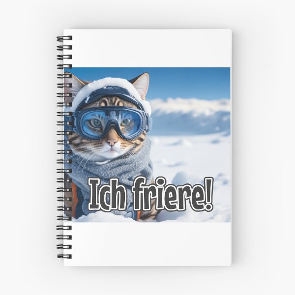 Item preview, KI-generierte Katze 01 "Ich friere" designed and sold by Cliff-Qi.
