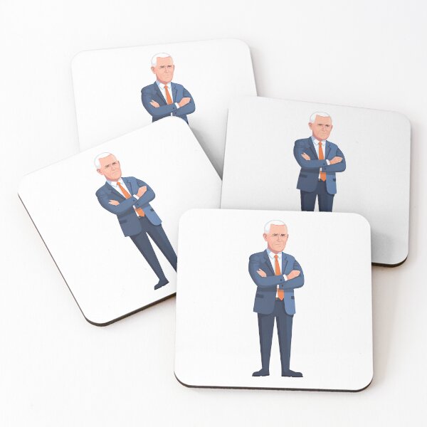 Item preview, Mike Pence: Portrait of an Influential American Politician and Former Vice President designed and sold by wannapong.