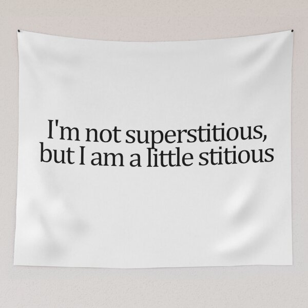 Item preview, I am a little stitious designed and sold by Missy413.