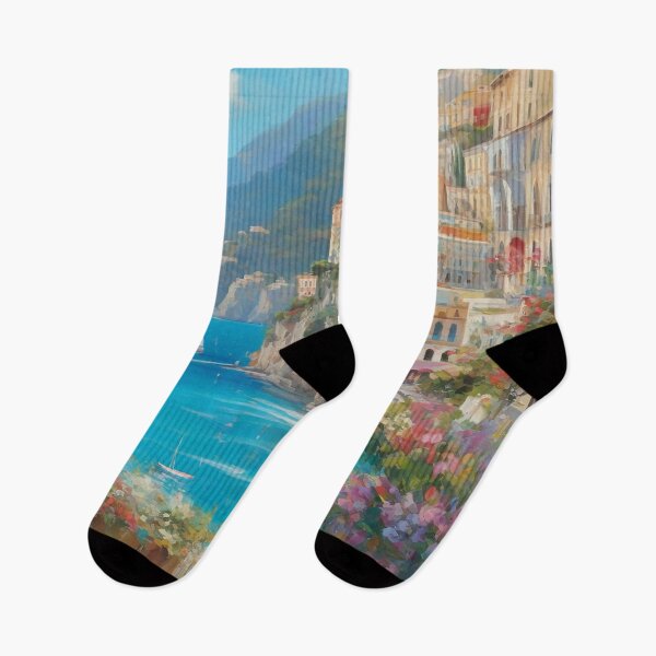 Item preview, Capturing Beauty Amalfi Coast Painting  designed and sold by Tamas Das.