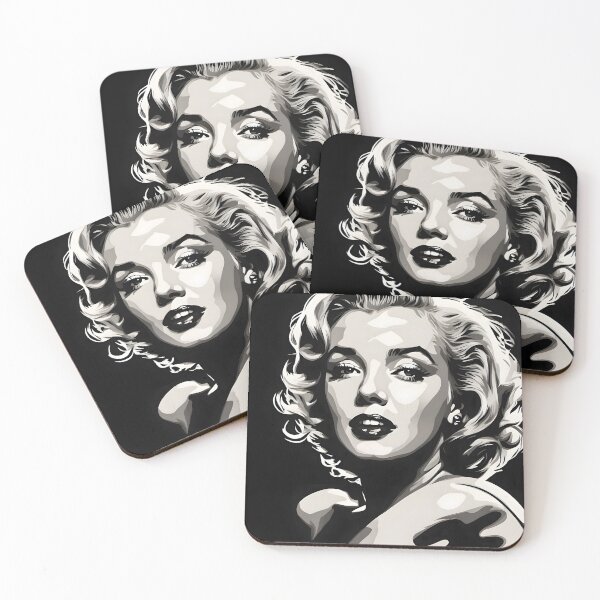 Aperçu de l'œuvre Portrait de Marilyn Monroe à l'encre et au fusain créée et vendue par Dan Farsaci.