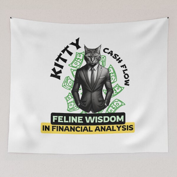 Item preview, Kitty Cash Flow: Feline Wisdom in Financial Analysis designed and sold by Hungry-Murphy.
