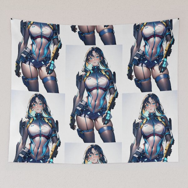 Item preview, Cybernetic Space Police Babe designed and sold by KillerCrafts.