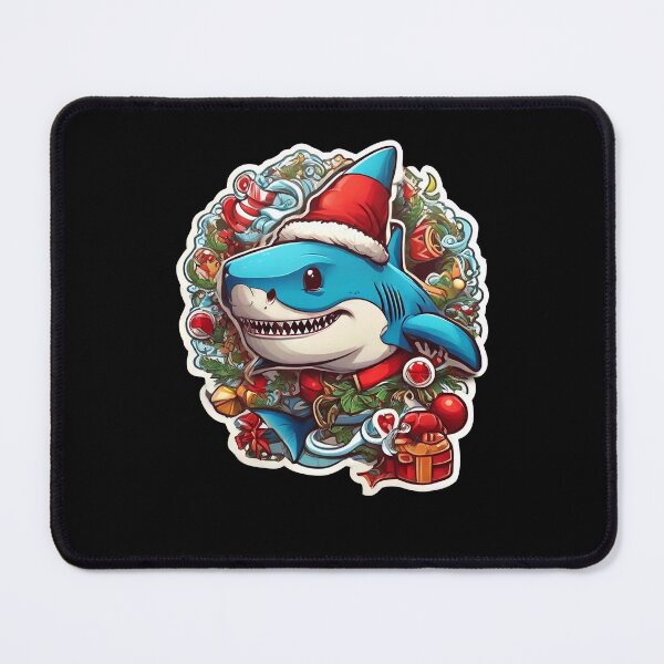 Item preview, Santa Shark Christmas Merry Sharkmas designed and sold by Faysalfashion.