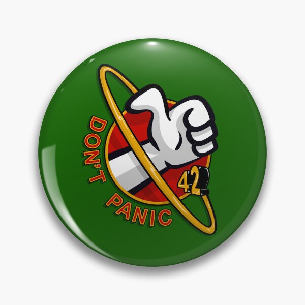 Item preview, Don’t Panic - Hitchhikers Guide to the Galaxy  designed and sold by NightBacon5.