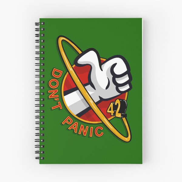 Item preview, Don’t Panic - Hitchhikers Guide to the Galaxy  designed and sold by NightBacon5.