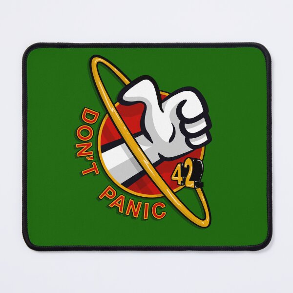 Item preview, Don’t Panic - Hitchhikers Guide to the Galaxy  designed and sold by NightBacon5.