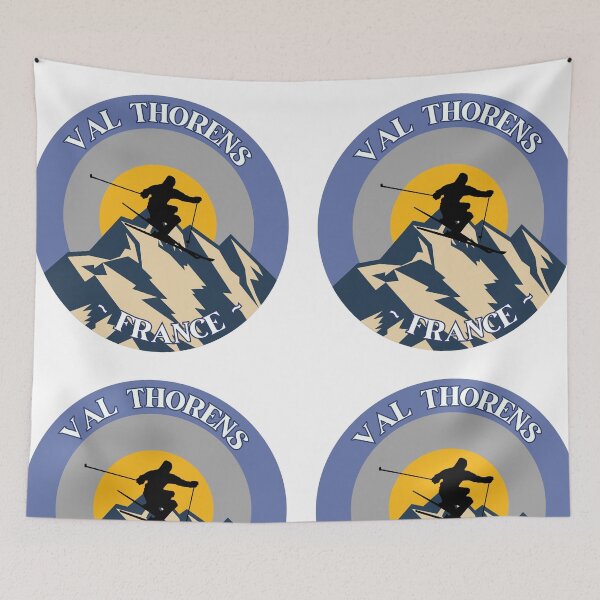 Item preview, Val Thorens France Skiing Ski Mountains designed and sold by dwangarts.