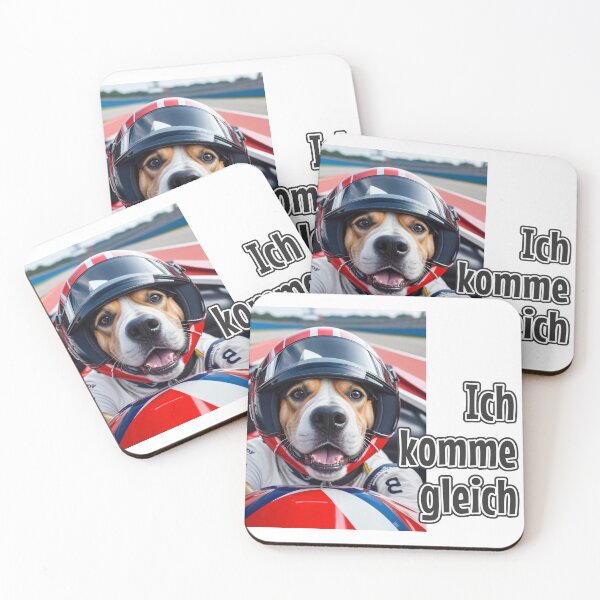 Item preview, KI-generierter Hund 01 "Ich komme gleich" designed and sold by Cliff-Qi.