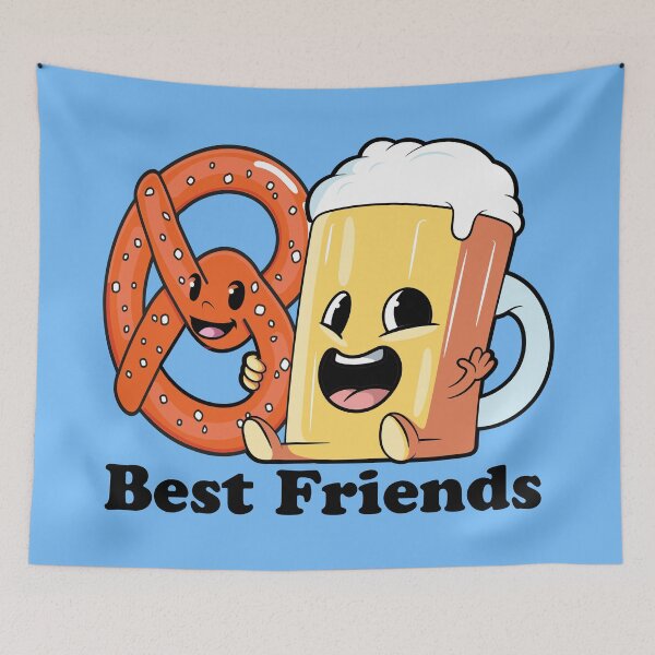 Item preview, Beer and Pretzels Best Friends designed and sold by madpursglove.