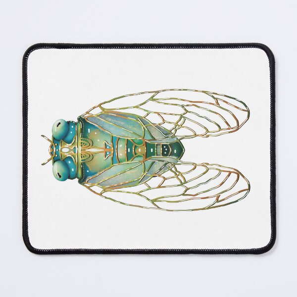 Item preview, Green Forest Cicada designed and sold by Karin Taylor.