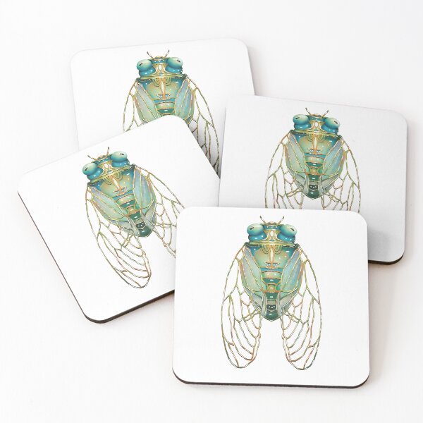 Item preview, Green Forest Cicada designed and sold by Karin Taylor.