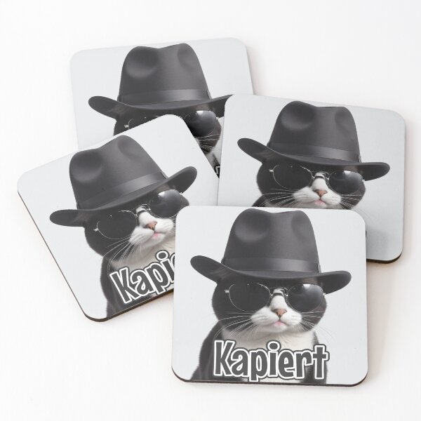 Item preview, KI-generierte Katze 01 "Kapiert" designed and sold by Cliff-Qi.