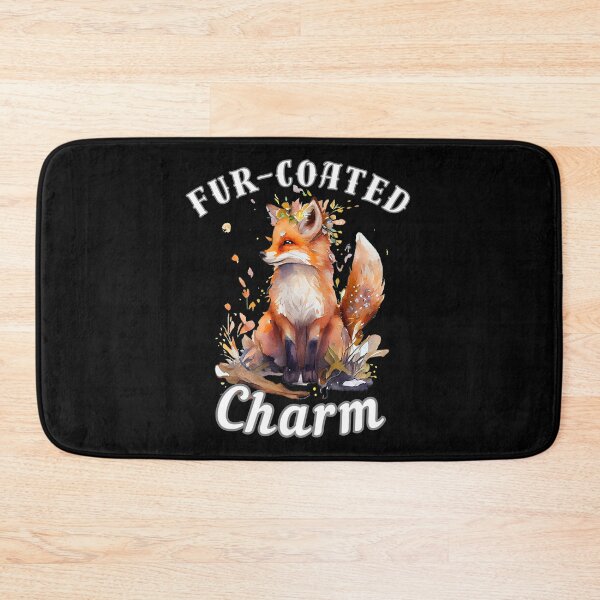 Item preview, Fur-Coated Charm. fox quote designed and sold by FoxVibes.