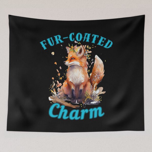 Item preview, Fur-Coated Charm. snow fox designed and sold by FoxVibes.