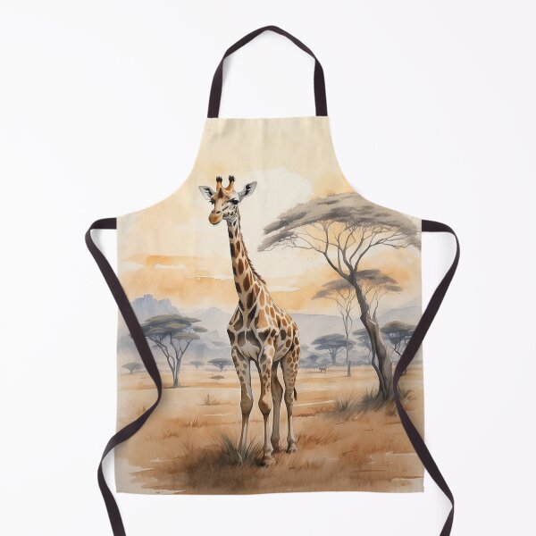 Item preview, 001 Cute Giraffe in a Serengeti Scene designed and sold by Alexis Art Collection.