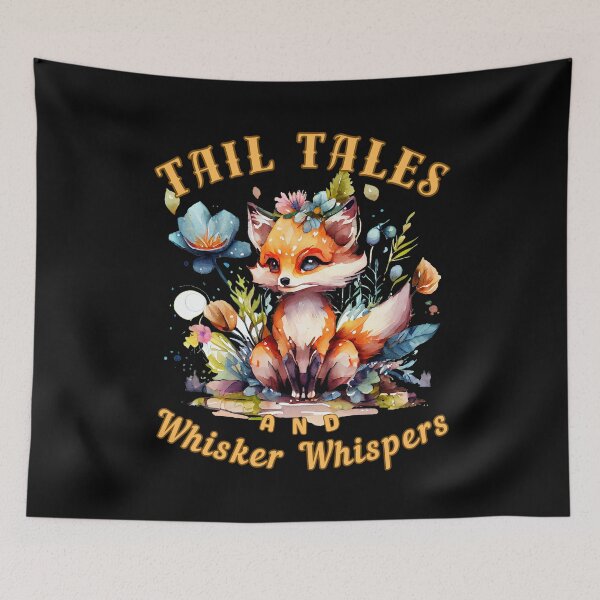 Item preview, Tail Tales And Whisker Whispers. fox lover designed and sold by FoxVibes.