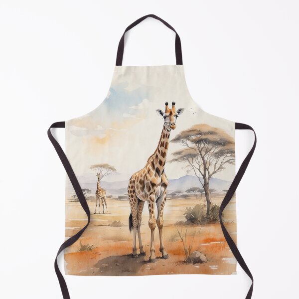 Item preview,  002 Cute Giraffe in a Serengeti Scene designed and sold by Alexis Art Collection.