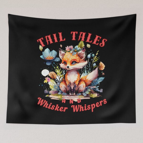 Item preview, Tail Tales And Whisker Whispers. fox head designed and sold by FoxVibes.