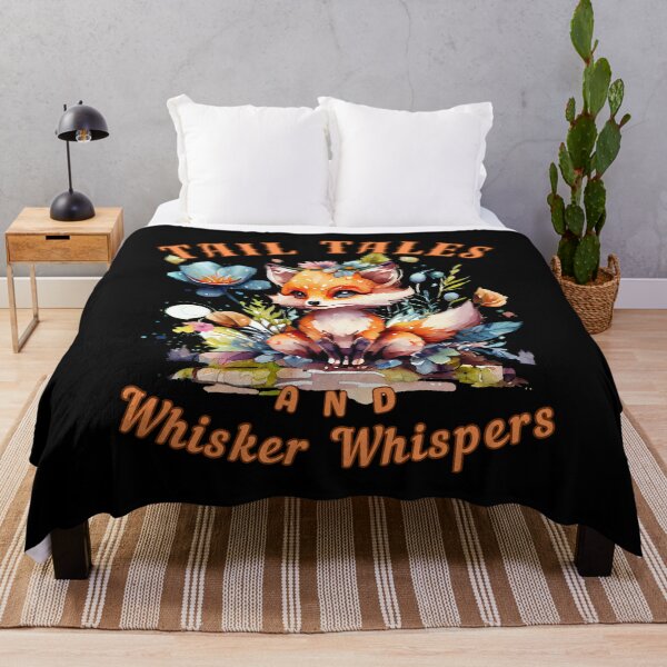 Artikelvorschau, Tail Tales und Whisker Whispers. Fuchsporträt entworfen und verkauft von FoxVibes.