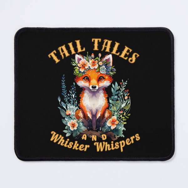 Item preview, Tail Tales And Whisker Whispers. fox saying designed and sold by FoxVibes.
