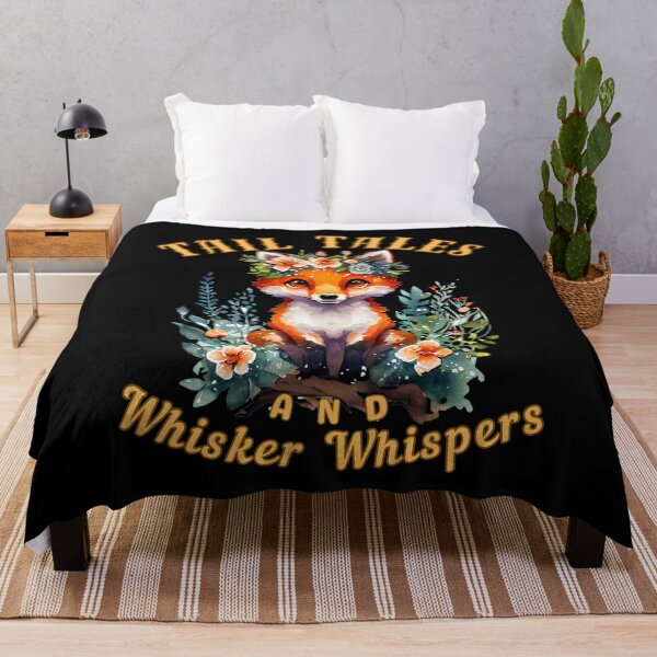 Item preview, Tail Tales And Whisker Whispers. fox saying designed and sold by FoxVibes.
