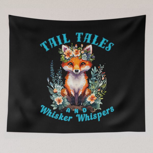 Item preview, Tail Tales And Whisker Whispers. snow fox designed and sold by FoxVibes.