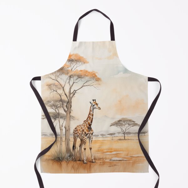 Item preview, 003 Cute Giraffe in a Serengeti Scene designed and sold by Alexis Art Collection.