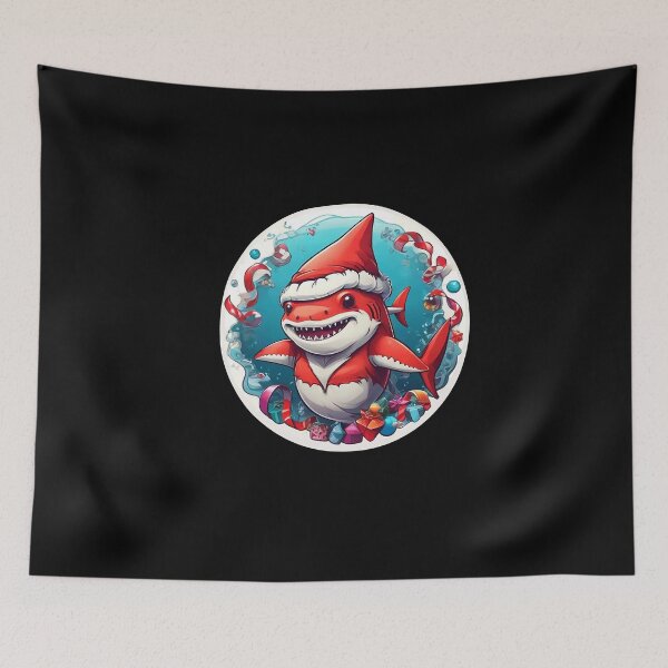 Item preview,  Santa Shark Christmas Merry Sharkmas designed and sold by Faysalfashion.