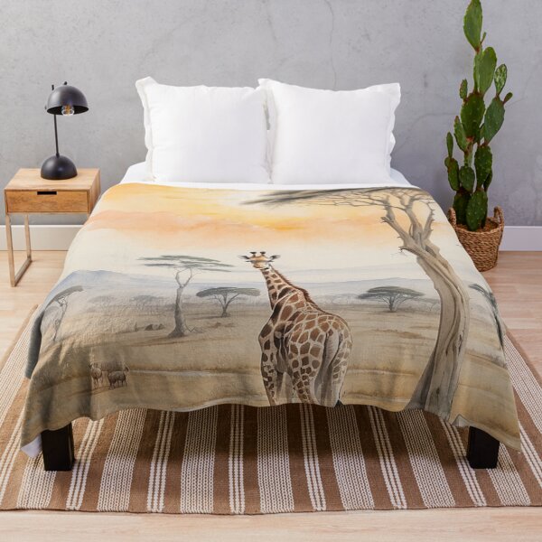 Item preview, 004 Cute Giraffe in a Serengeti Scene designed and sold by Alexis Art Collection.