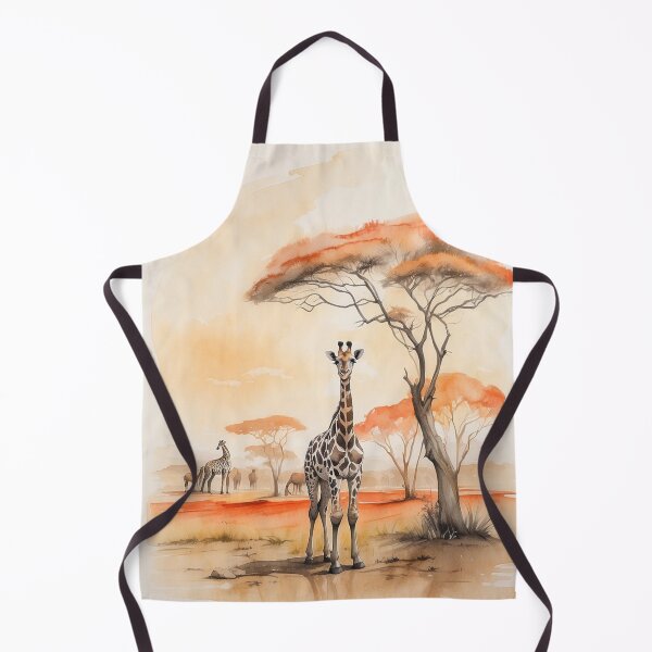 Item preview, 005 Cute Giraffe in a Serengeti Scene designed and sold by Alexis Art Collection.
