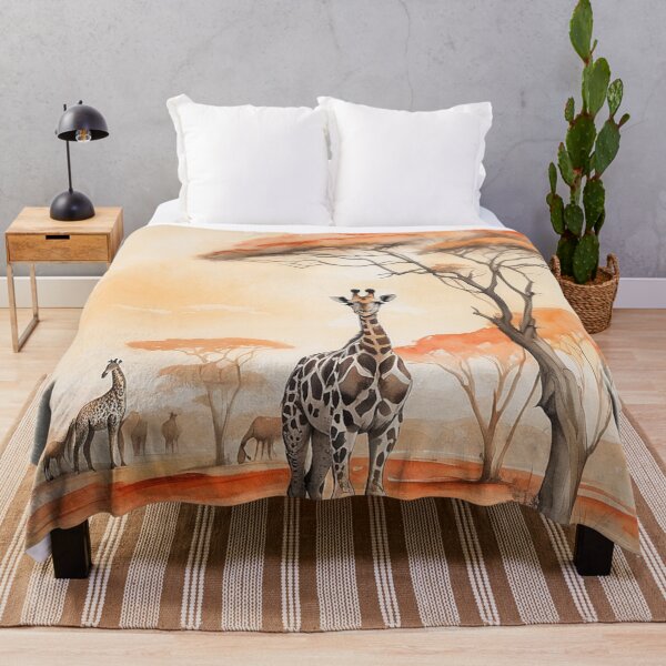 Item preview, 005 Cute Giraffe in a Serengeti Scene designed and sold by Alexis Art Collection.