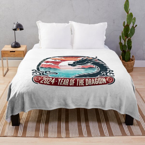 Item preview, Dragon Over Sunset Sea - 2024 Year of the Dragon designed and sold by MAPDDesigns.