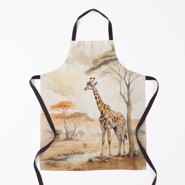 Item preview,  006 Cute Giraffe in a Serengeti Scene designed and sold by Alexis Art Collection.