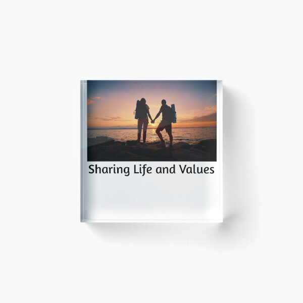Item preview, Sharing Life and Values designed and sold by OfferHeat.