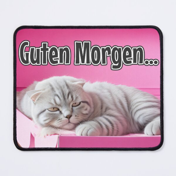 Item preview, KI-generierte Katze 01 "Guten Morgen" designed and sold by Cliff-Qi.