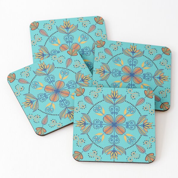 Item preview, European folk tile design designed and sold by Travelways.
