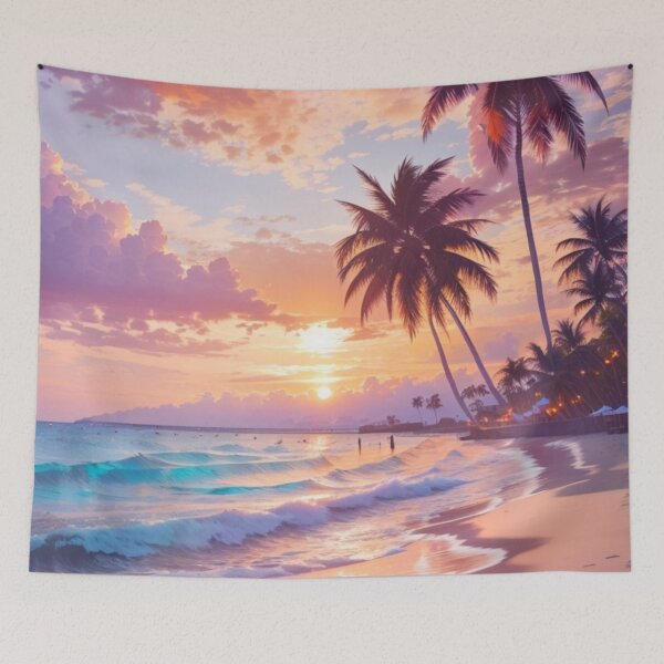 Item preview, 001 The Beach Vibes designed and sold by Alexis Art Collection.
