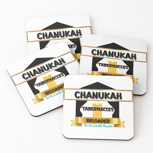 Item preview, Chanukah, Tabernacles Reloaded - White with Black Writing designed and sold by TheReporter1.
