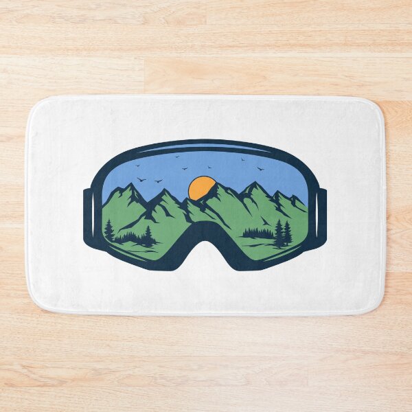 Item preview, Ski Goggles with Ski & Hiking mountain designed and sold by Gravy-tee07.
