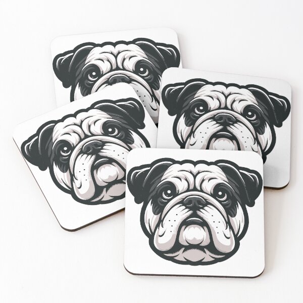 Item preview, Expressive Bulldog Portrait designed and sold by RyanBelandres.