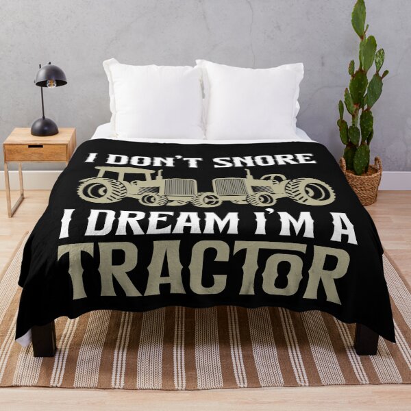Item preview, I Don't Snore I Dream I'm A Tractor Meme designed and sold by ArabCorner.