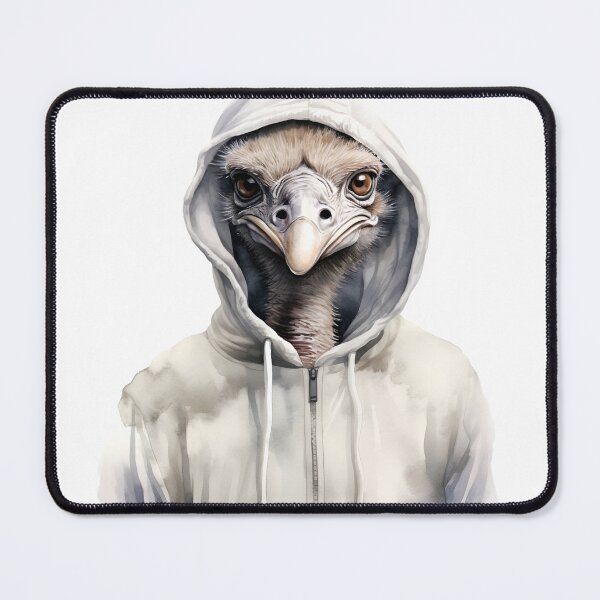 Item preview, Ostrich Wonderland - Premium Hoodie for Nature Lovers designed and sold by Prints-4All.