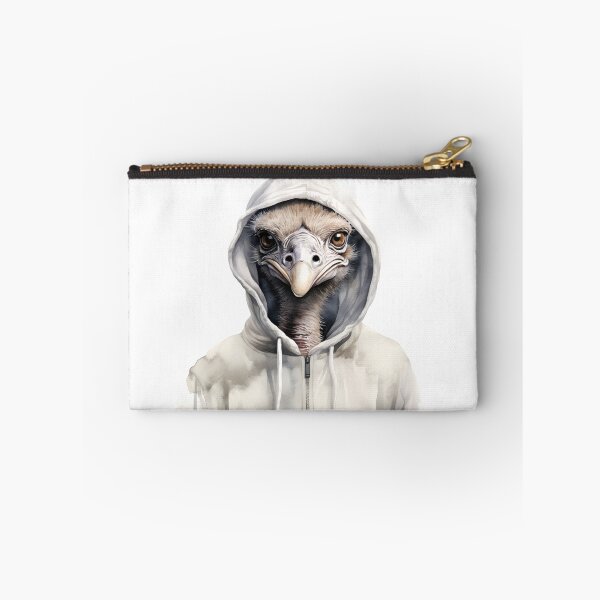 Item preview, Ostrich Wonderland - Premium Hoodie for Nature Lovers designed and sold by Prints-4All.