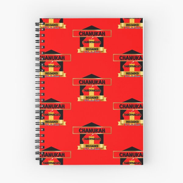 Item preview, Chanukah, Tabernacles Reloaded - Red with Black Writing designed and sold by TheReporter1.