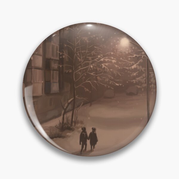 Item preview, Doomer Winter Post Soviet Yard - New Year Postcard designed and sold by Elena Strelnikova.