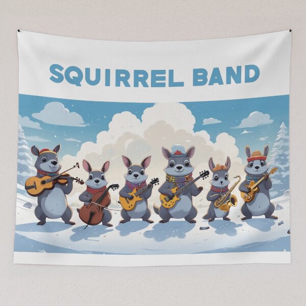 Item preview, Musical squirrels designed and sold by Artbellachi.