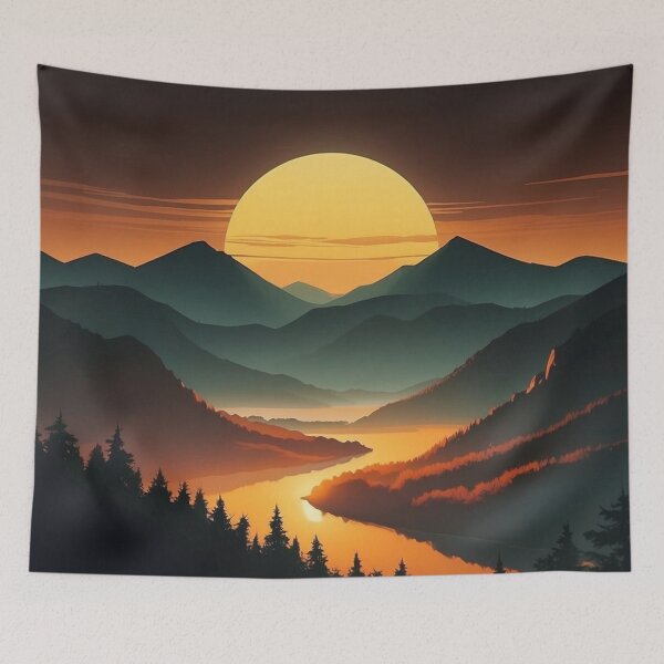 Item preview,  001 The Sun Rising designed and sold by Alexis Art Collection.