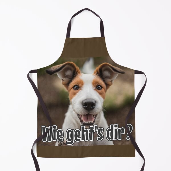 Item preview, KI-generierter Hund 01 "Wie geht's dir" designed and sold by Cliff-Qi.